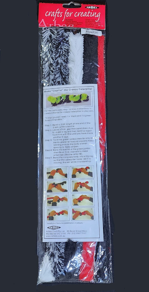 35mm x 45cm Jumbo Chenille Sticks